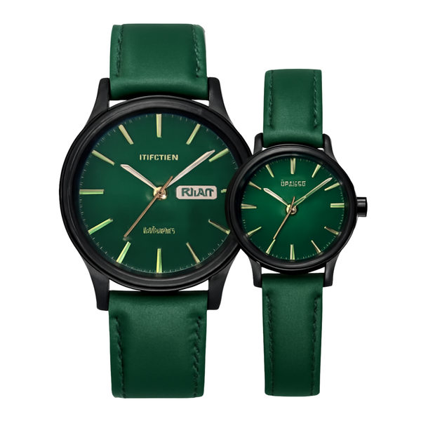Luxury Couple's Wristwatch Set – Elegant Matching Watches for Him and Her Rs/-2050