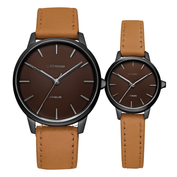 Luxury Couple's Wristwatch Set – Premium Matching Watches for Him and Her  Rs/-2050