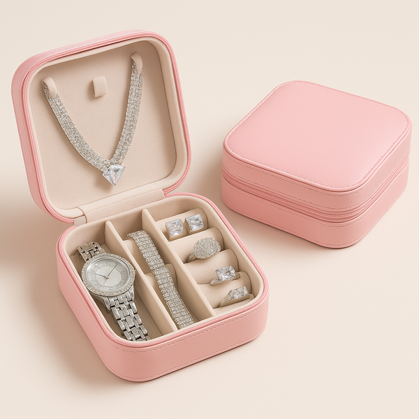 💖 Silver Diamond Jewelry Gift Set – Complete Collection in Box Only Rs. 2,950/-