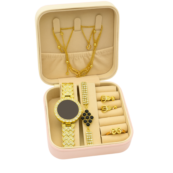 💖 Artifical Gold Jewelry Gift Set – Complete Collection in Box Only Rs. 2,850/-